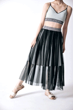 画像をギャラリービューアに読み込む, GINGERALE TOKYO : チュールストライプスカート Archive List