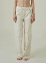 画像をギャラリービューアに読み込む, KANAKO TAMURA White-denim lingerie pants