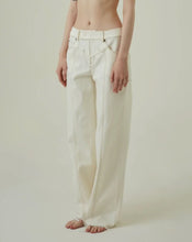 画像をギャラリービューアに読み込む, KANAKO TAMURA White-denim lingerie pants