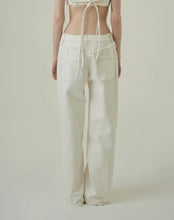 画像をギャラリービューアに読み込む, KANAKO TAMURA White-denim lingerie pants