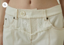 画像をギャラリービューアに読み込む, KANAKO TAMURA White-denim lingerie pants