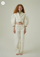 画像をギャラリービューアに読み込む, KANAKO TAMURA White-denim lingerie pants