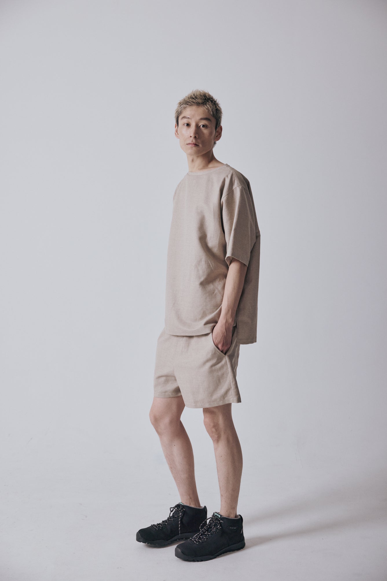 英国製 John Alexander Skelton リネン ショートパンツ メンズ