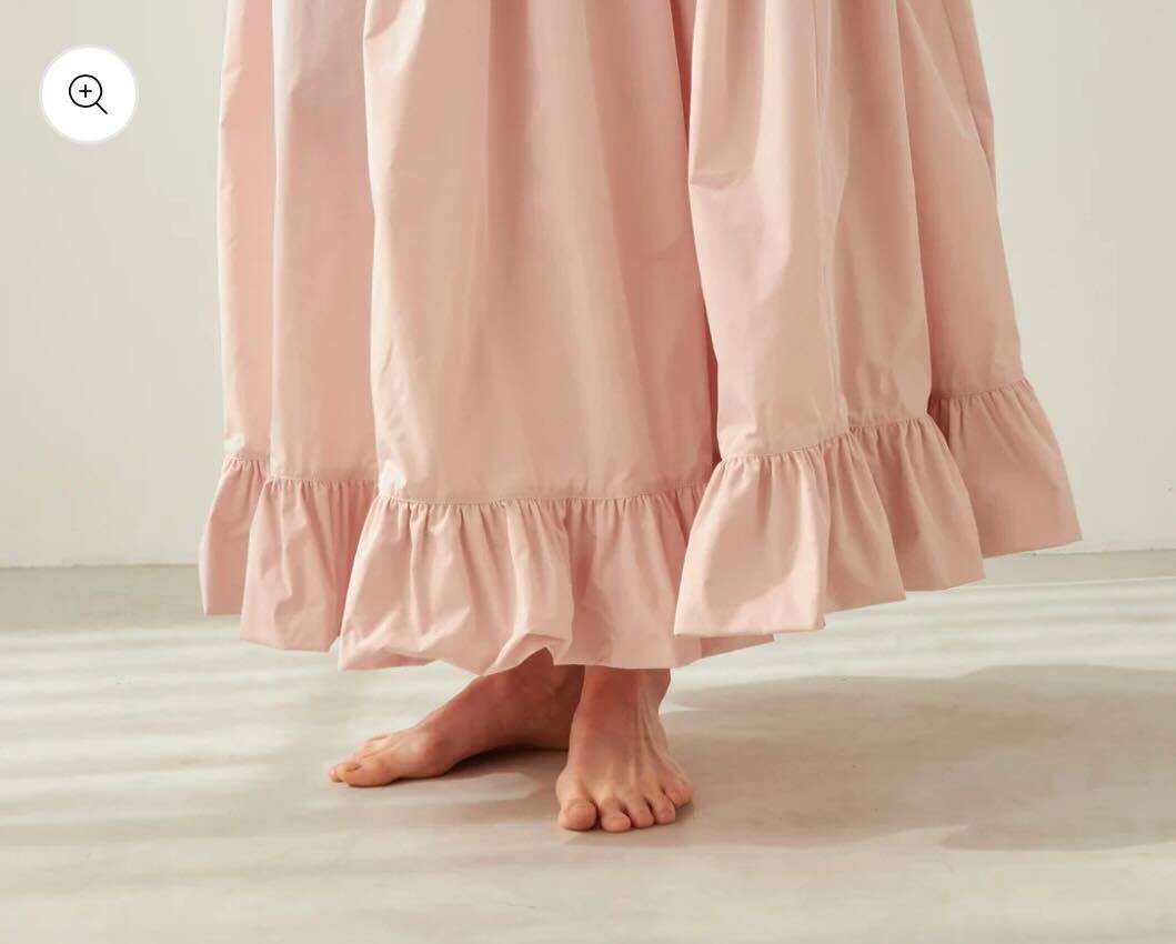 KANAKO TAMURA Taffeta Long Skirt(Pink) – GINGERALE TOKYO