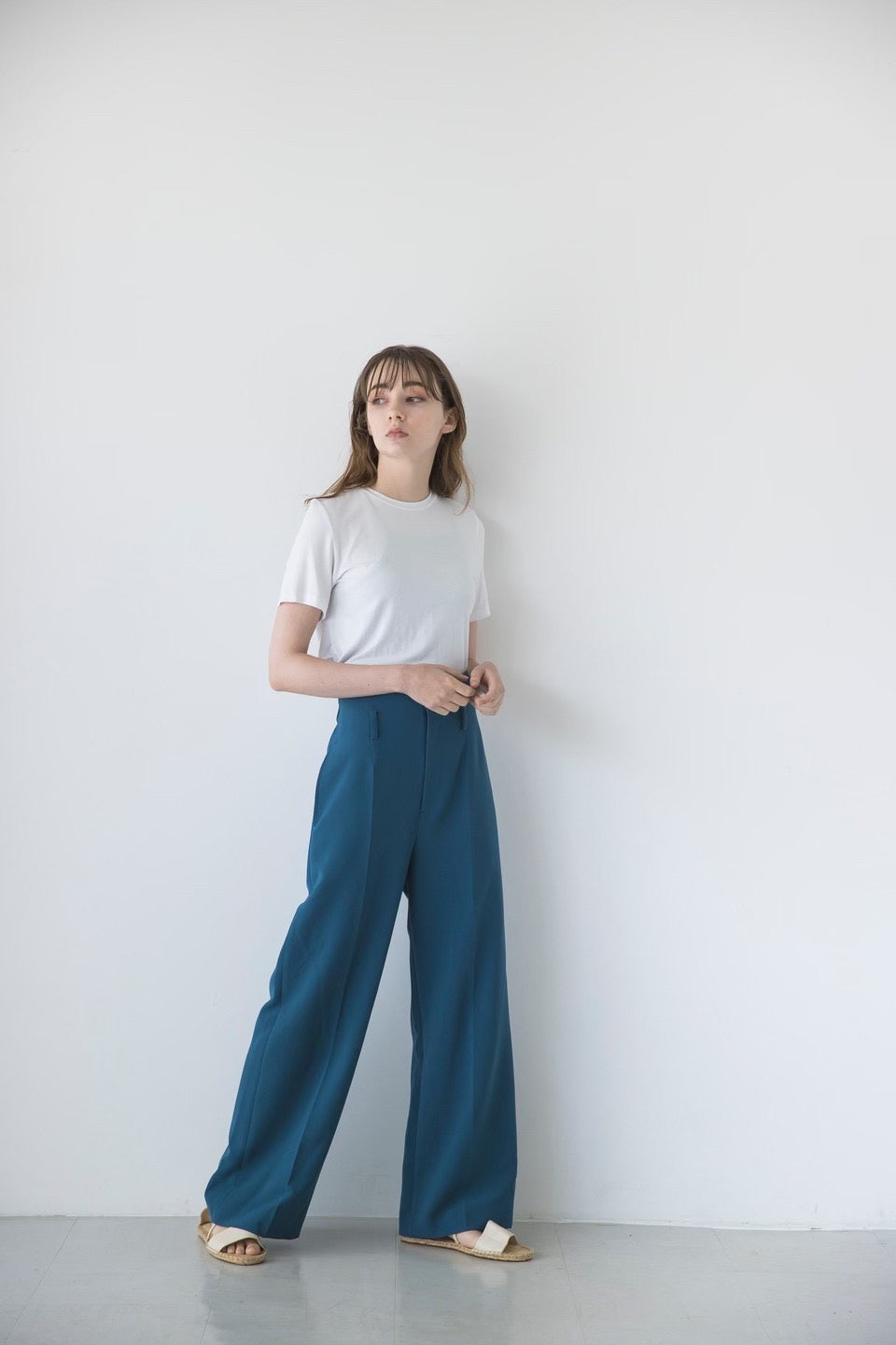 GINGERALE TOKYO : ハイウエストストレッチパンツ Sold out