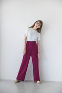 GINGERALE TOKYO : ハイウエストストレッチパンツ　　Sold out